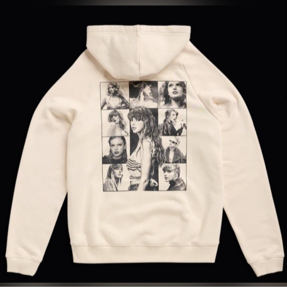 Cream Graphic Hoodie